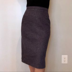 GORGEOUS Wool Vintage Pencil Skirt